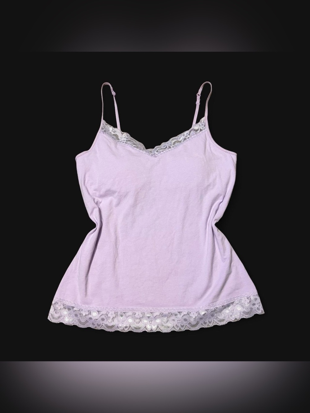 Purple Lace Tank Top Cami by No Boundaries!